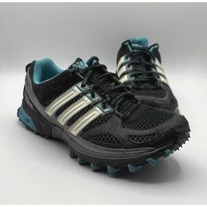 ADIDAS Kanadia 4 TR Sneaker Women's Size 8 Black Trail Running Shoe Athleisure